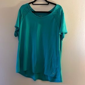 Tek Gear 2XL teal/blue workout top.